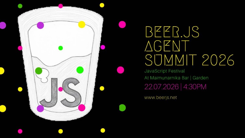 Official event visual for Beer.js Agent Summit 2026